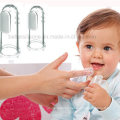 Soft Transparent Silicone Finger Toothbrush for Baby